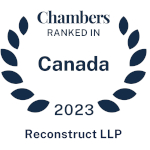 photo of Reconstruct LLP Lawyers Recognized by Chambers Canada 2023